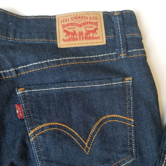 Levi 518 dark wash straight leg jean - Picture 4 of 4